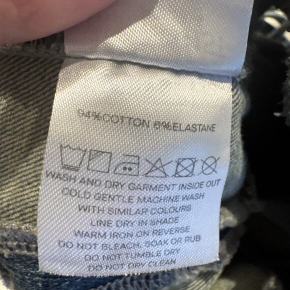 Tiger Mist Denim Halter Crop Top Size XS Cut Out - Picture 8 of 9